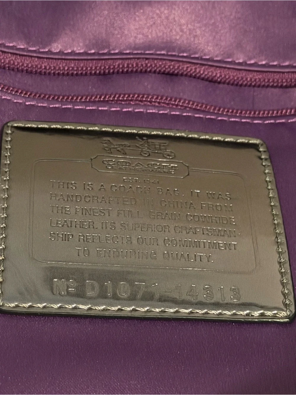 Coach authentic madison